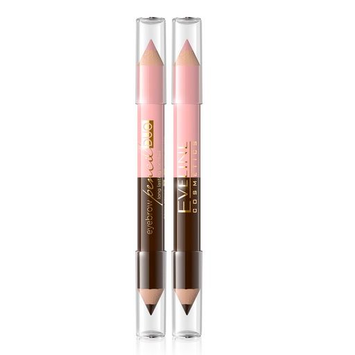 Eyebrow Pencil & Highlighter Brown Eveline Brow Pencil 