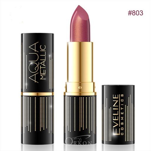 EVELINE AQUA methallic lipstick 803 Lips - Makeup 