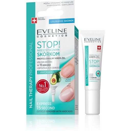 Eveline Nail Therapy Cream-Gel for Removing Cuticles 12ml Nails - Makeup 