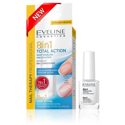 EVELINE - SPA NAIL TOTAL ACTION 8 IN 1 12MLFALSE Nails - Makeup 