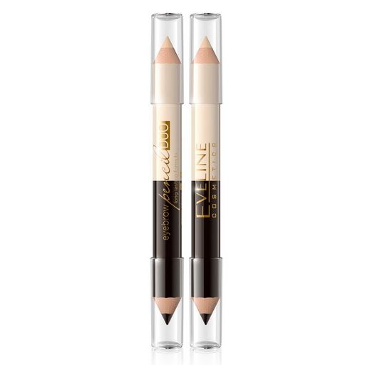 Eyebrow Pencil Duo 02 Eveline Brow Pencil 