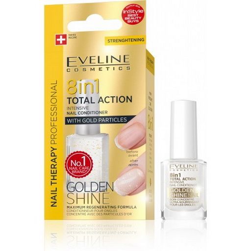 EVELINE- NAIL THERAPY CONDITIONER 8IN1 GOLDEN SHINE 12ML0 Nails - Makeup 