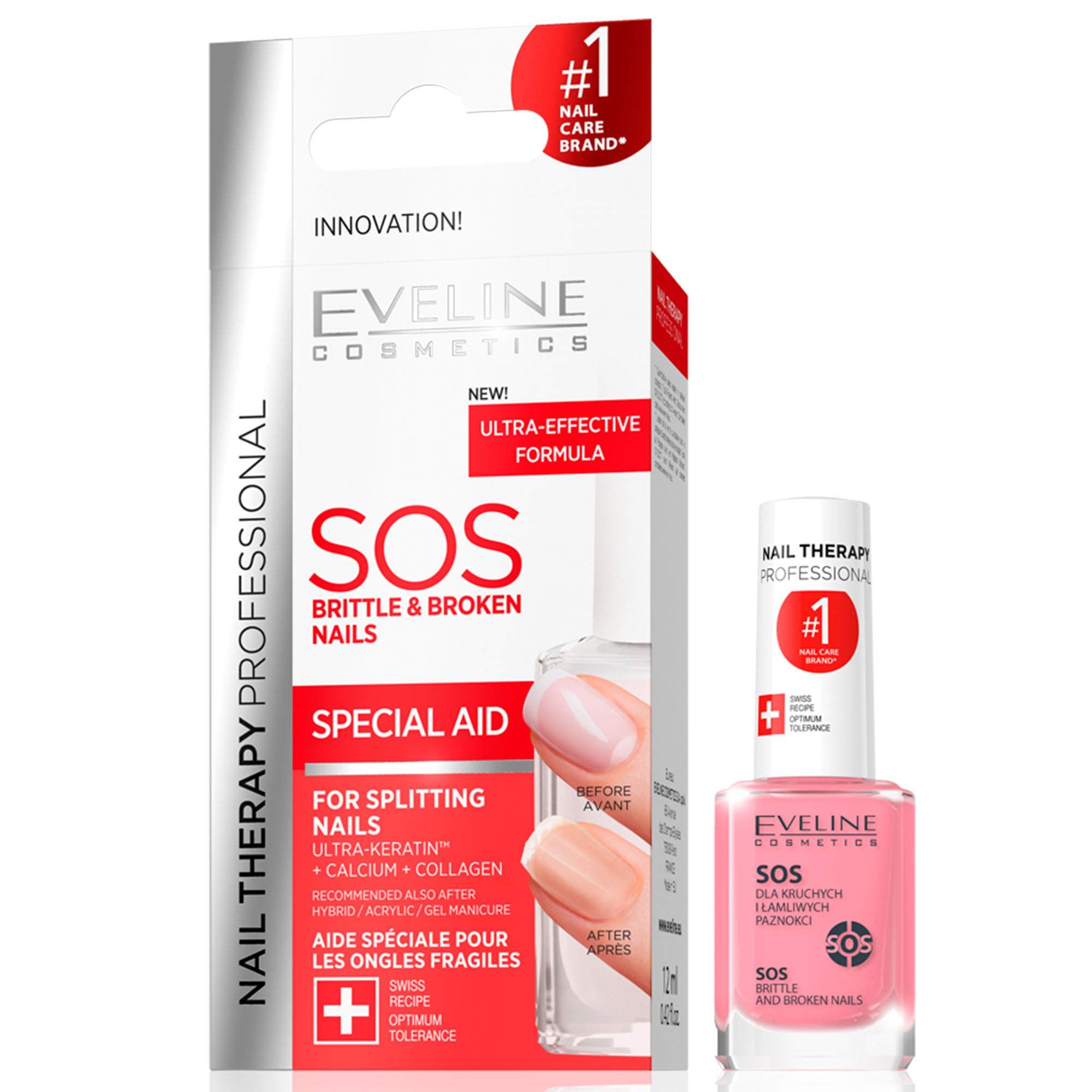 EVELINE- SPA NAIL SOS BRITTLE AND BROKEN NAILS 12ML0 Nails - Makeup 
