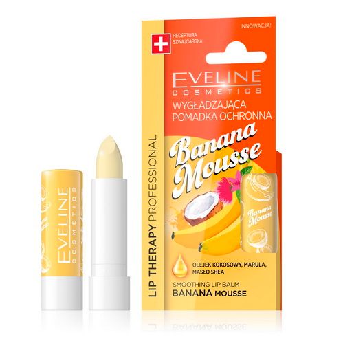 EVELINE - LIP THERAPY SOOTHING BALM BANANA MOUSSE Lips - Makeup 