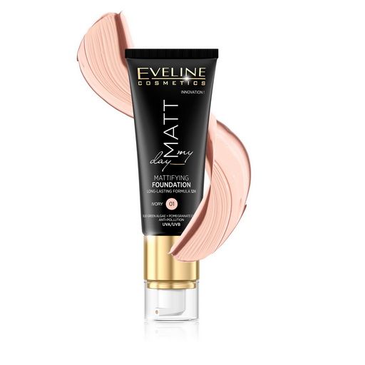 Matt My Day Foundation 01 Ivory Eveline Foundation 