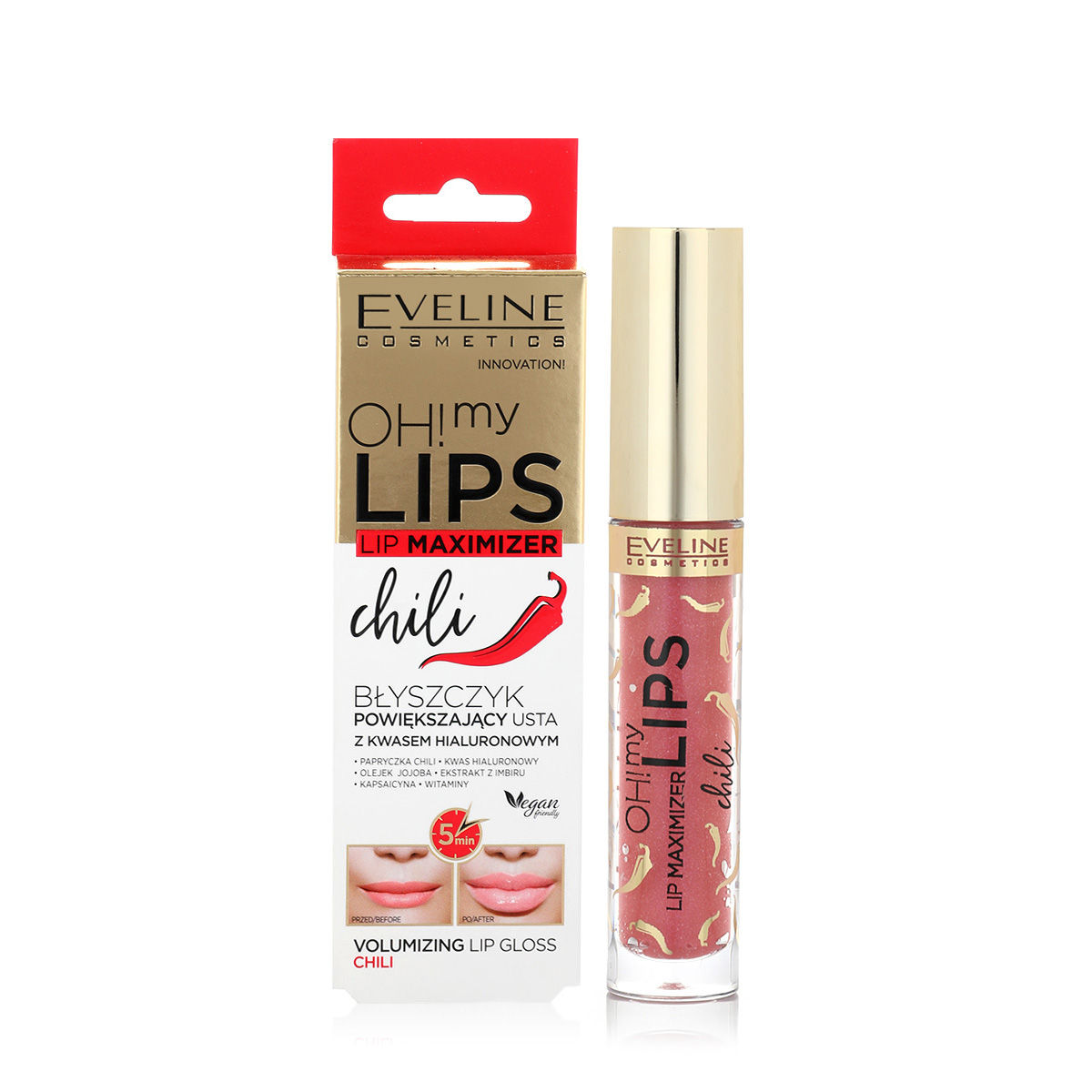 EVELINE- OH! MY LIPS LIP MAXIMIZER CHILI 4,5ML Lips - Makeup 