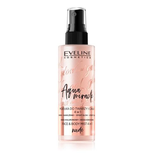 Glow & Go Face Mist 4in1 Nude Eveline Fixing Spray 