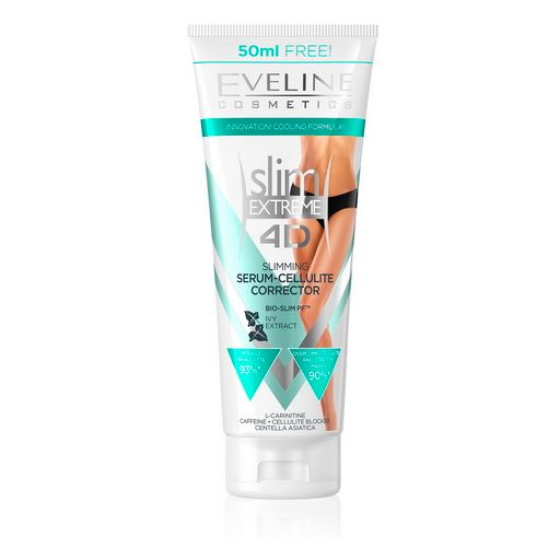 Slim Extreme 4D Cellulite Serum 2 Eveline Body Cream 250 ml