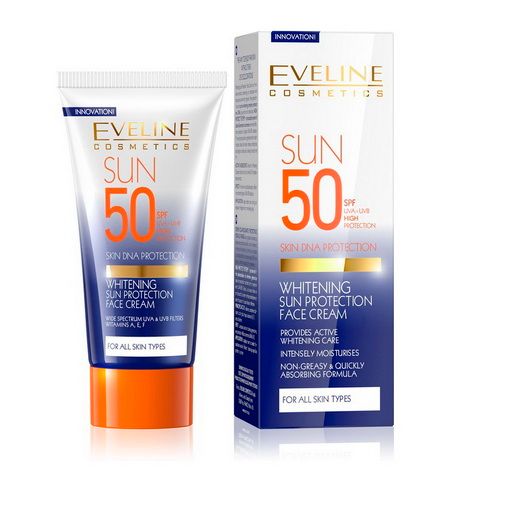 Whitening Sun Protection SPF 50 Eveline Face Cream 50 ml