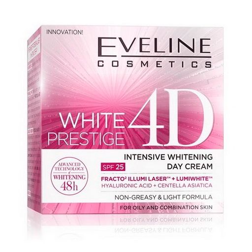 White Prestige 4D Day & Night SPF25 Eveline Face Cream 50 ml