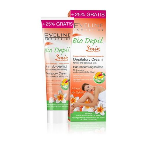 Bio Depil Hair Removal Cream Mango  Eveline Depilatory Cream 125 ml