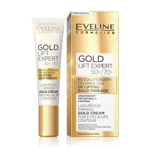 24K Gold Lift Expert Eveline Eye Cream 15 ml