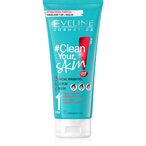 Clean Your Skin 3in1 Eveline Facial Wash 200 ml