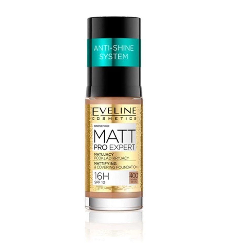 Matt Pro Expert 16H Anti-Shine 400 Eveline Foundation 30 ml