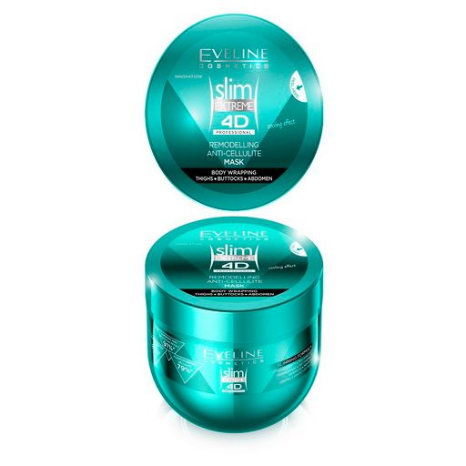Slim Extreme 4D Mask Eveline Face Mask 300 ml
