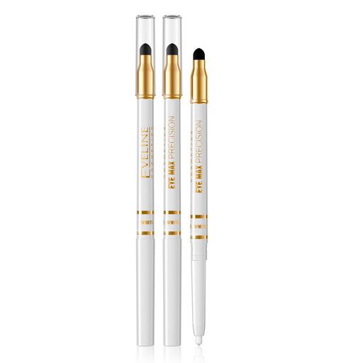 Eye Max Pencil with Sponge White Eveline Eye Liner 