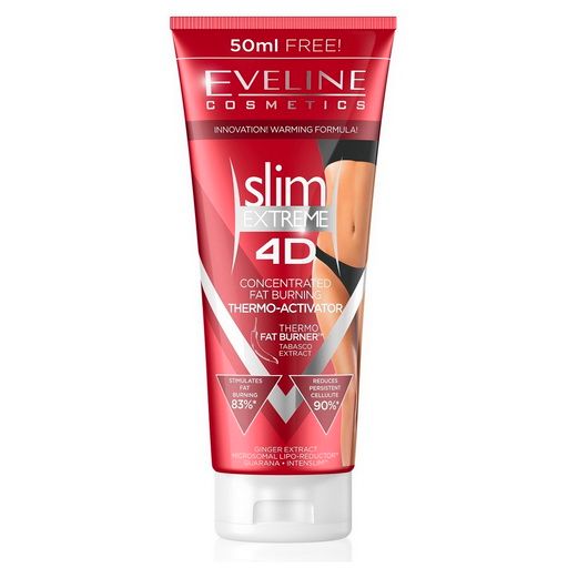 Slim Extreme 3D Thermo Fat Burner Eveline Body Cream 250 ml