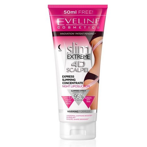 Slim Extreme 4D Night Thermal Serum 2 Eveline Body Cream 250 ml