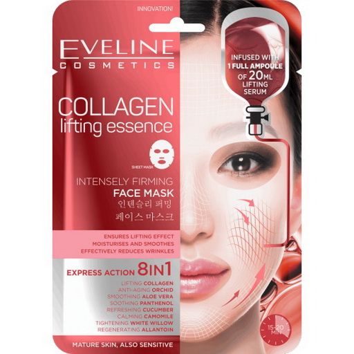Collagen Sheet Mask Eveline Face Mask 20 ml