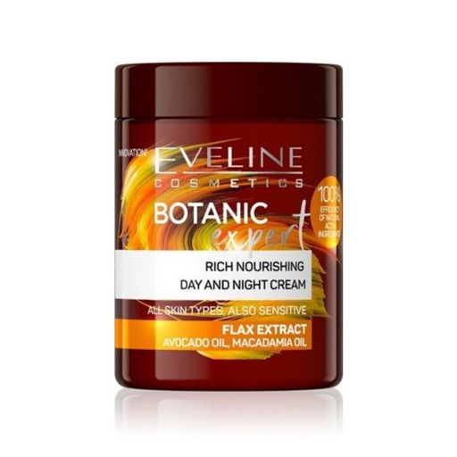 Botanic Flax Nourishing Cream Eveline Face Cream 100 ml
