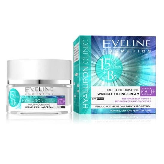 Hyaluron Clinic 60+ Cream Eveline Face Cream 50 ml