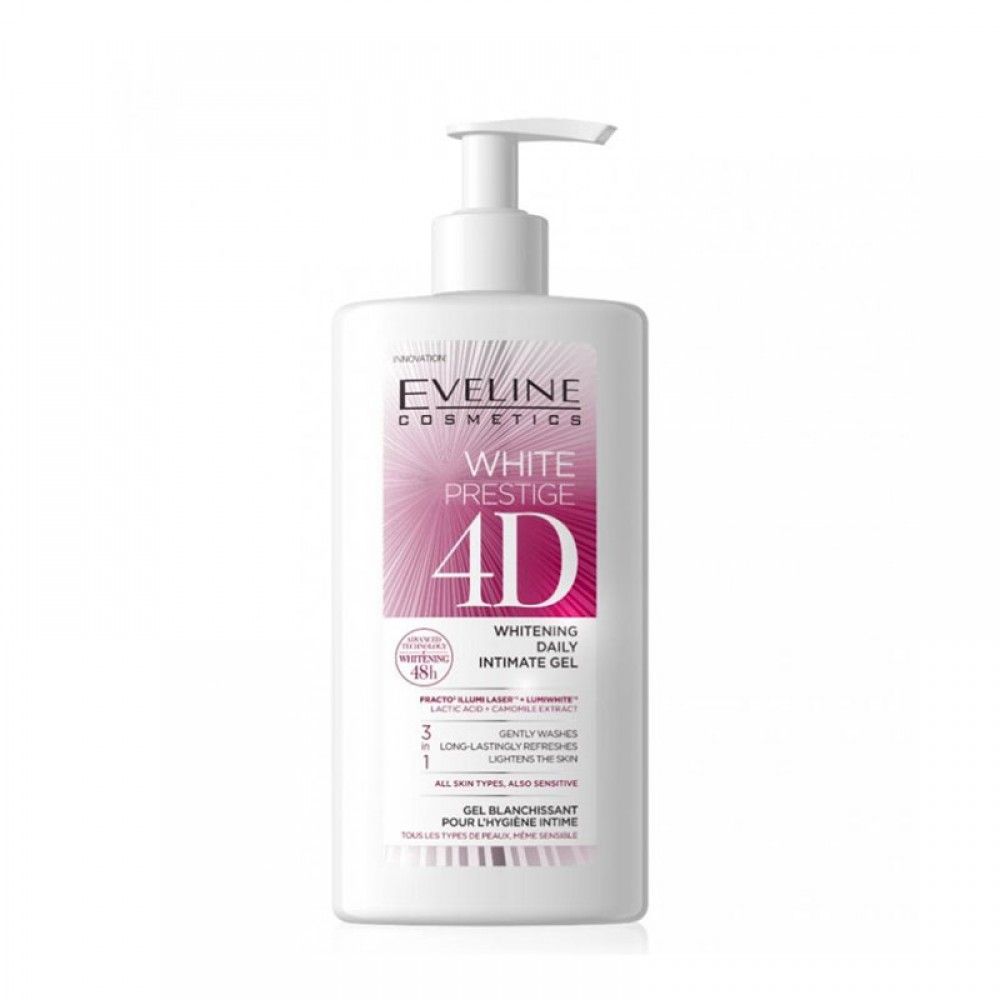 White Prestige 4D Intimate Gel 2 Eveline Shower Gel 250 ml