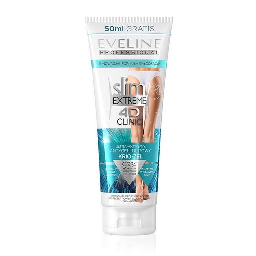 Slim 4D Clinic Cryo Gel Eveline Body Cream 250 ml
