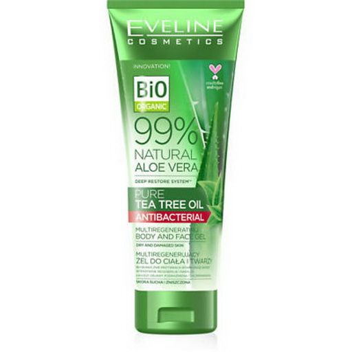 99% Natural Aloe Vera Tea Tree Eveline Shower Gel 250 ml