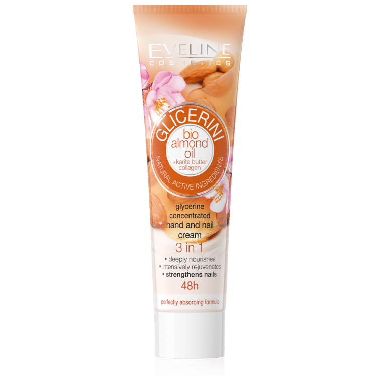 Glycerini Hand & Nail Almond Eveline Hand Cream 100 ml