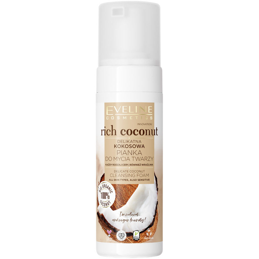 Rich Coconut Cleansing Foam 1 Eveline Facial Wash 150 ml
