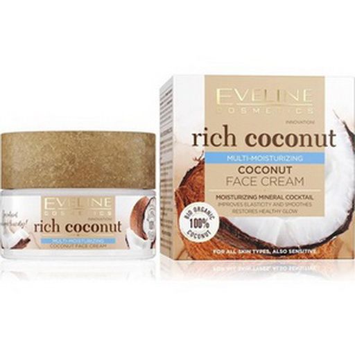 Rich Coconut Multi Moisturizer Eveline Face Cream 50 ml