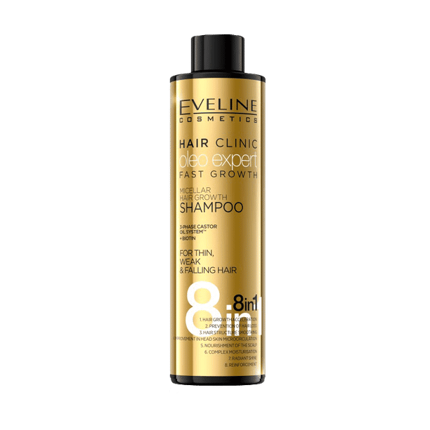 Oleo Expert Fast Growth Shampoo 8in1 Eveline Shampoo 400 ml