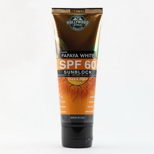 كريم وجه SPF60 عضوي من البابايا