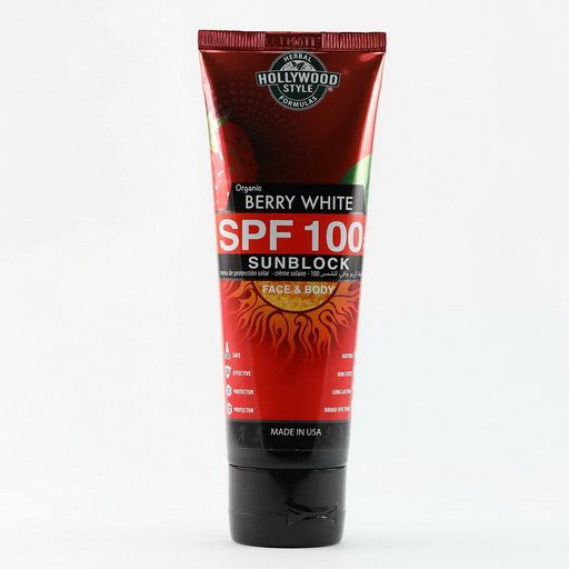 كريم وجه SPF100 من التوت العضوي
