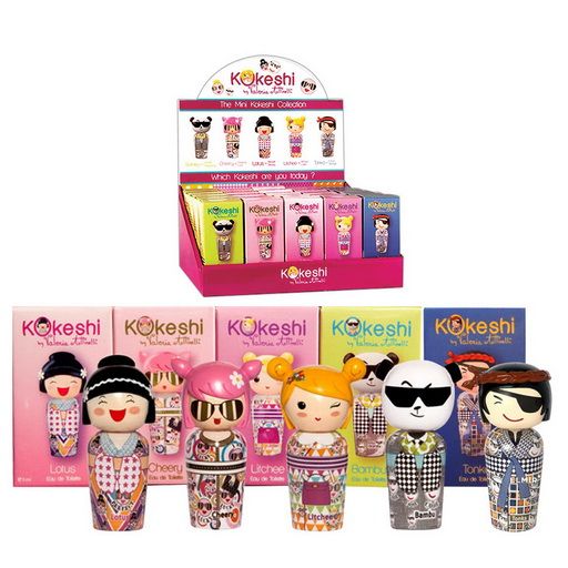Kokeshi Set Litchee Cheery Lotus 9x1 Kids 
