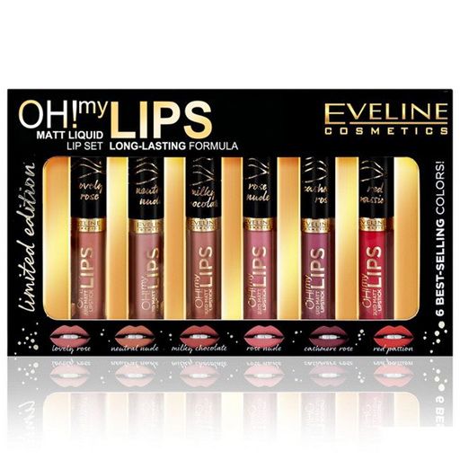Oh My Lips Set 6x1.2ml Eveline Gift Set 