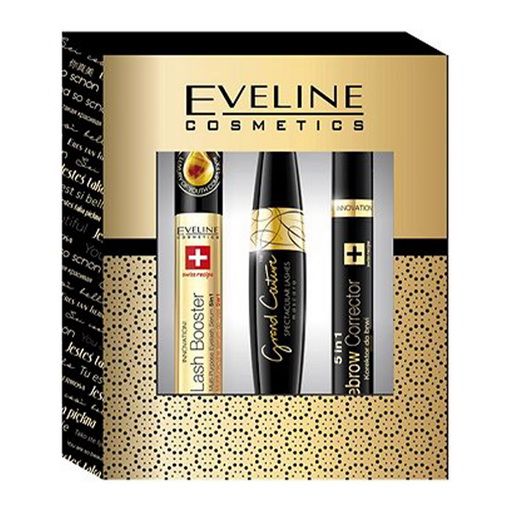 Trio Mascara + Booster + Brow Corrector Eveline Mascara 