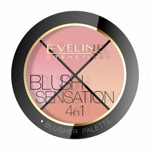 Blush Sensation Matte Satin Palette Eveline Blush 