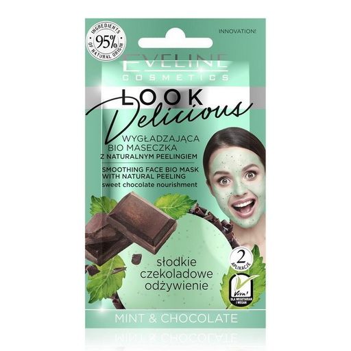 Look Delicious Mint Chocolate Mask Eveline Face Mask 10 ml