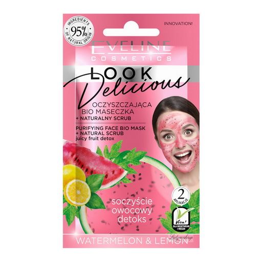 Look Delicious Watermelon Lemon Mask Eveline Face Mask 10 ml