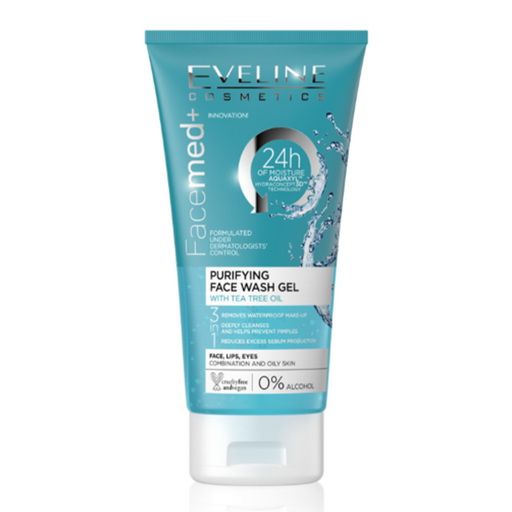 Dhifaf - Eveline Facemed+ Moisturising And Soothing Aloe Vera Face Wash Gel