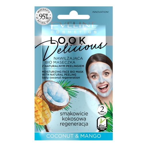 Look Delicious Coconut Mango Mask Eveline Face Mask 10 ml