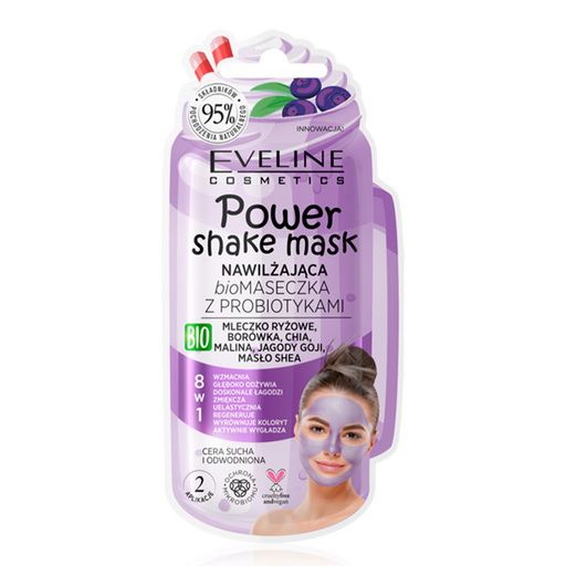 Power Shake Moisturizing Probiotics Eveline Face Mask 10 ml