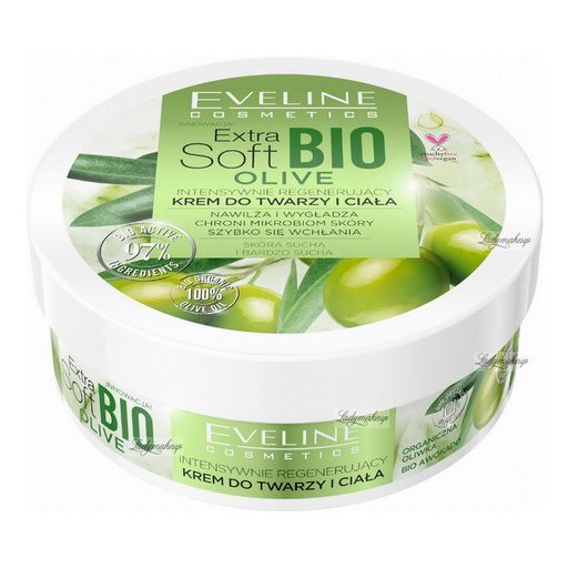 Extra Soft Bio Olive Eveline Body Cream 175 ml
