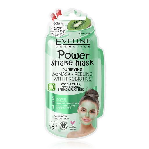 Power Shake Purifying Peeling Eveline Face Mask 10 ml