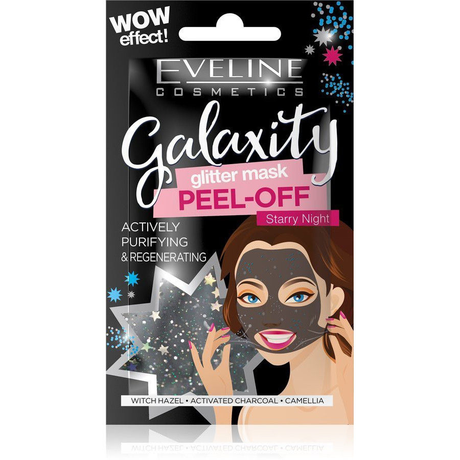 Galaxity Glitter Black Mask Face - Skin Care 10 ml