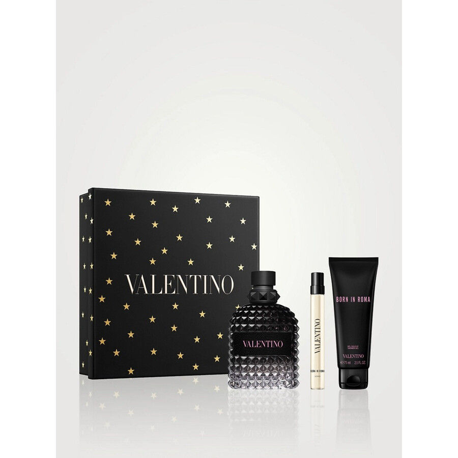 SET Valentino Born in Roma UOMO 100ml + 10ml + Showergel Gift Set 