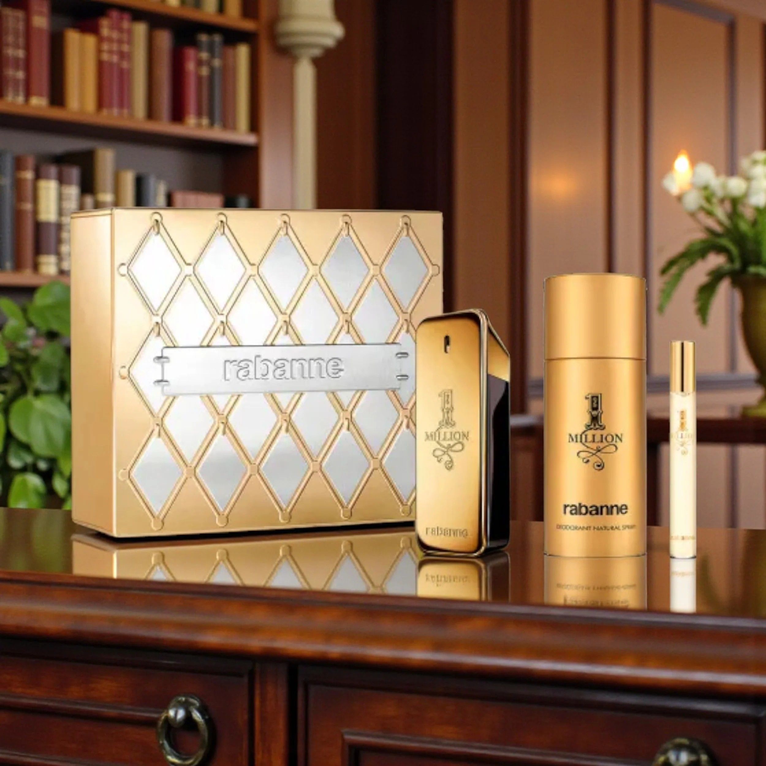 RB MILLION GOLD FOR HER PURE DIAMOND LE26 90ML Parfum 
