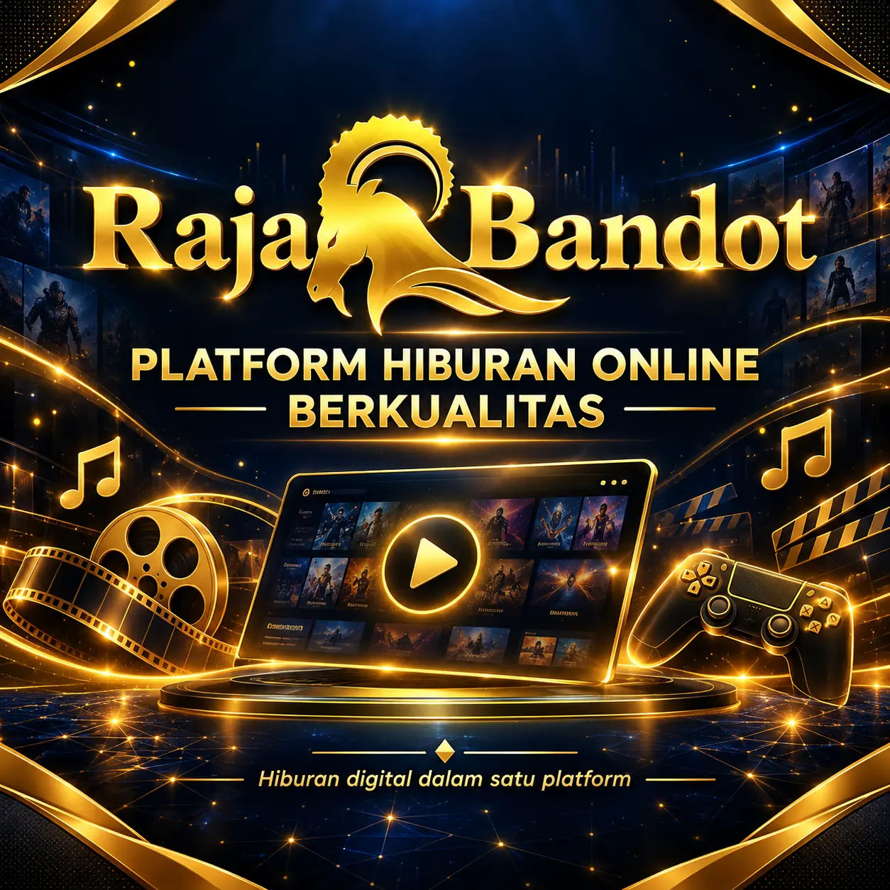 Thumbnail 1 of 3, Poster, RAJABANDOT – Platform Game Online dengan Fitur Modern designed and sold by RAJABANDOT.