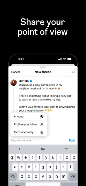 Introducing Threads: A New Way to Share With Text